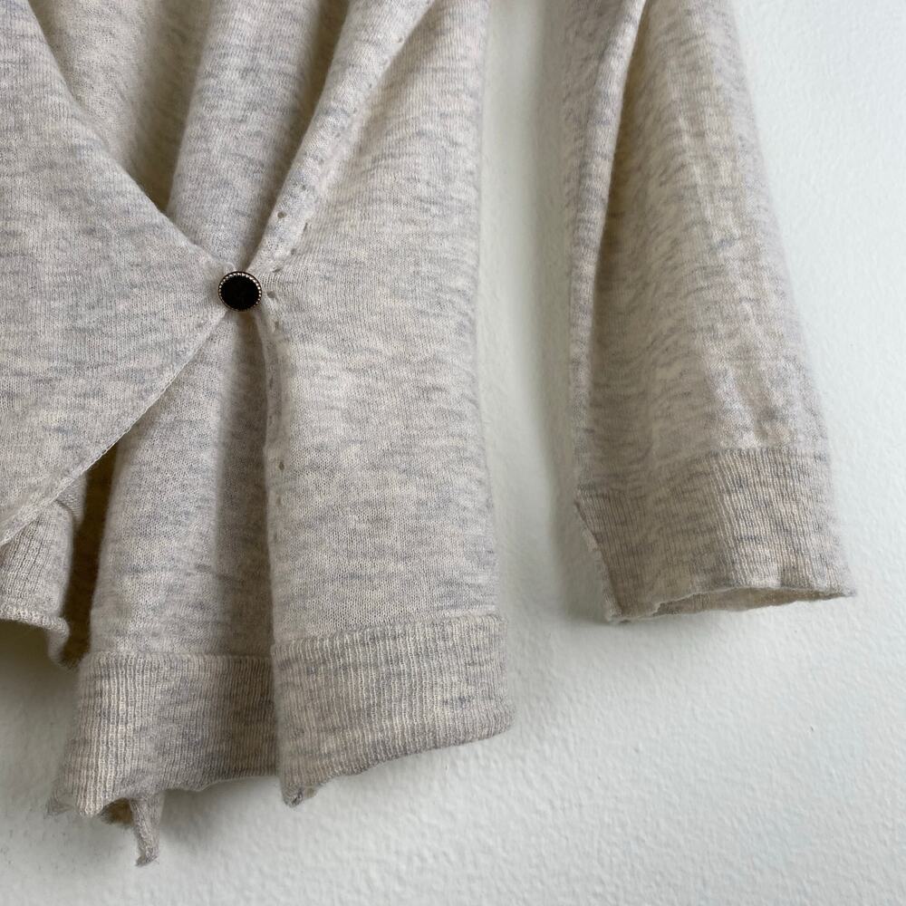 Zadig & Voltaire Daphnee Beige Cashmere Button Cardigan Size Small - Picture 11 of 16